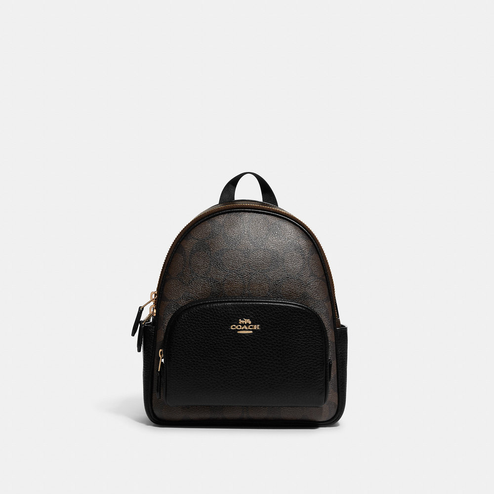 NWT Coach Outlet Mini Court Backpack In Signature Canvas - Picture 1 of 5